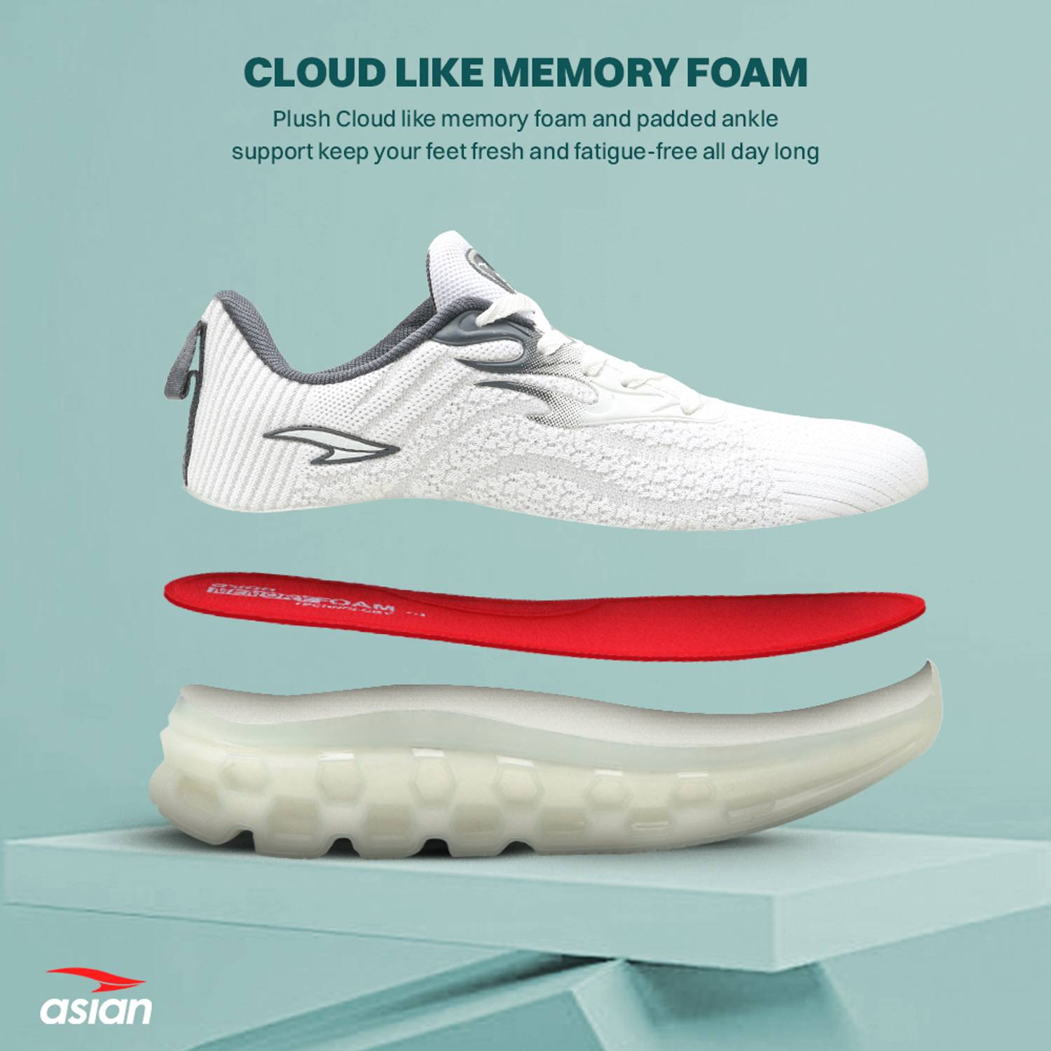 asian Powerplay-29 Men's Running Shoes - Image 3
