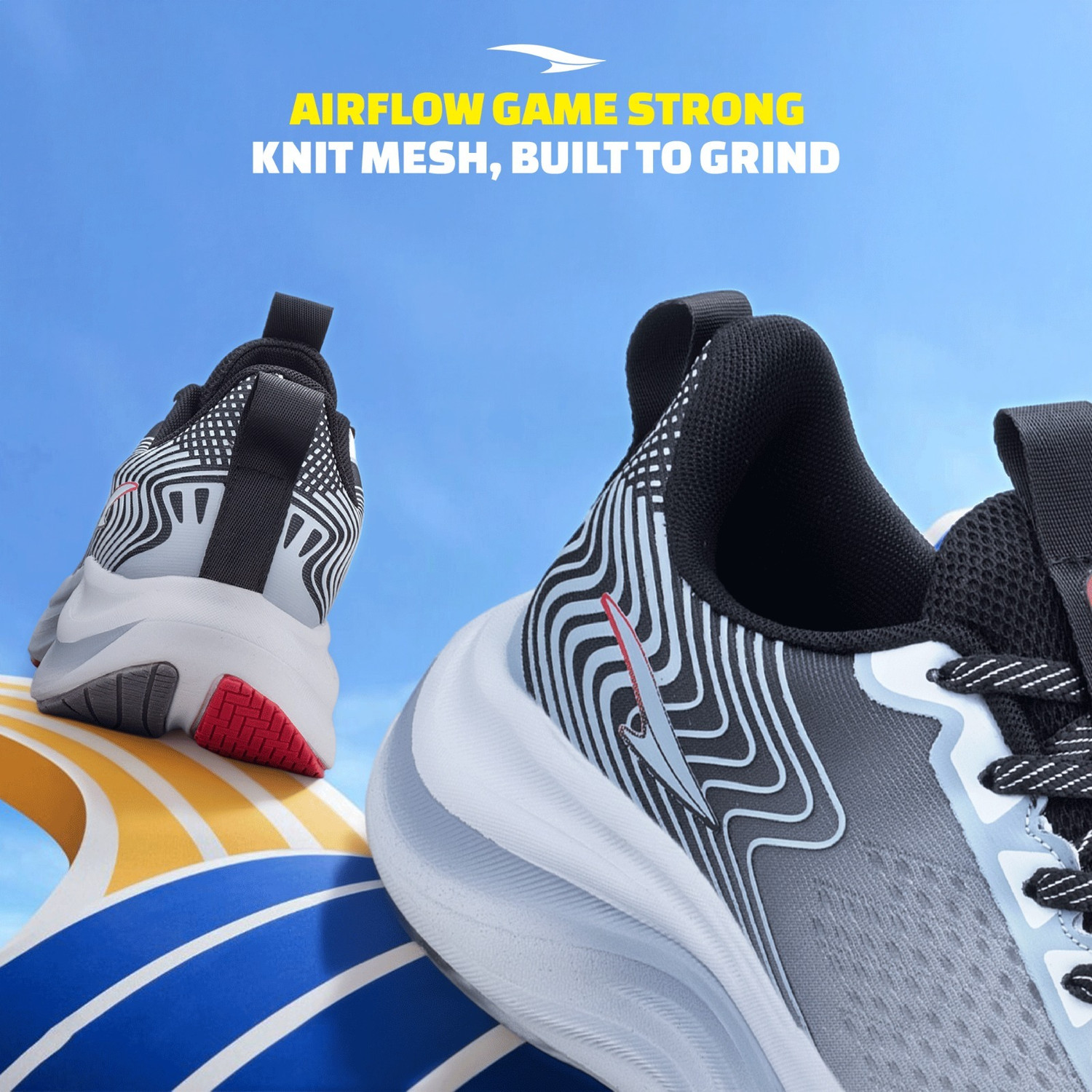 Image of asian Quantum-33 Running Shoes for Men Running Training Sports Comfort Support Sneakers For Men