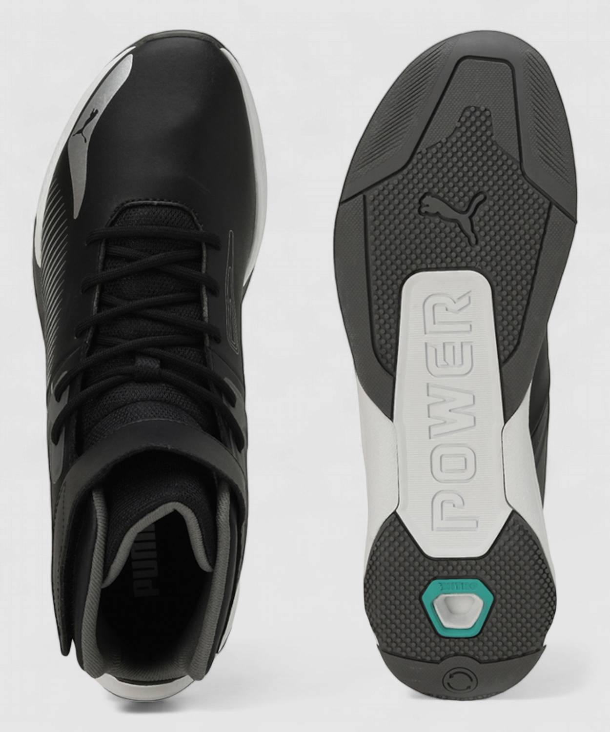 PUMA A3rokart Mid Black Men's Sneakers - Image 4