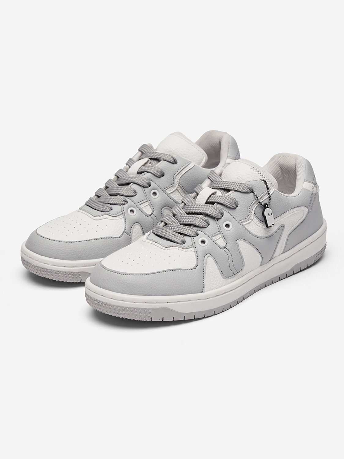 Image of The Souled Store Urban Blaze: Grey Shoes Sneakers For Men