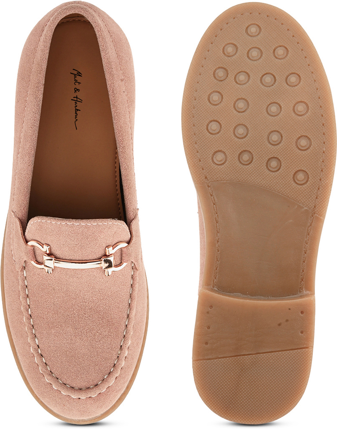 Image of Mast & Harbour Comfortable Outdoor Suede Slip-On Casual For Women