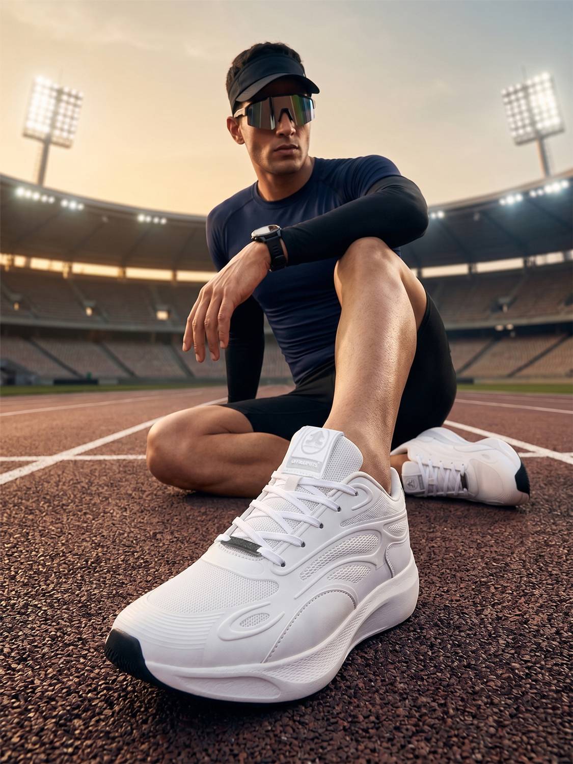 OFF LIMITS Men's Running Shoes White - Image 2