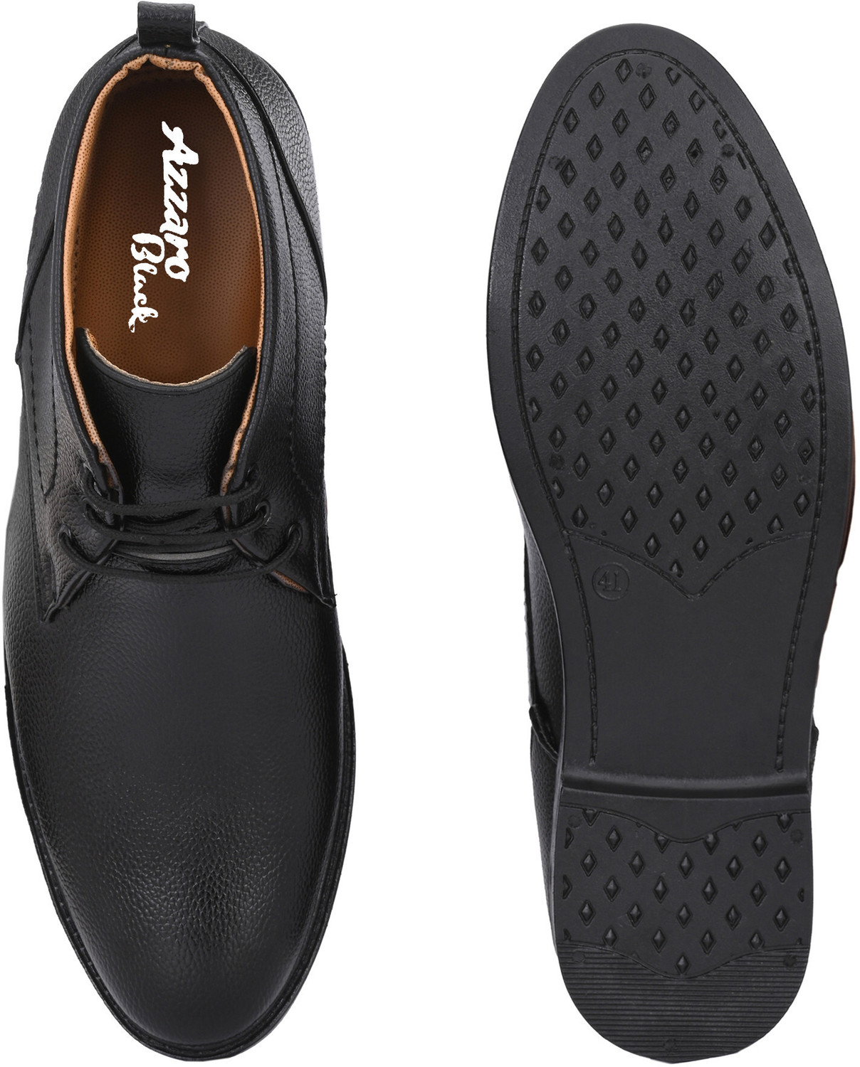 Image of Azzaro Black Lace Up For Men