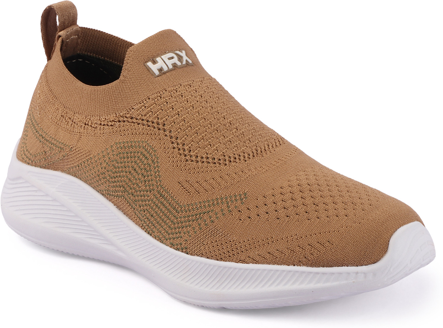 Image of HRX by Hrithik Roshan Walking Shoes For Men (Tan, Olive, 8)