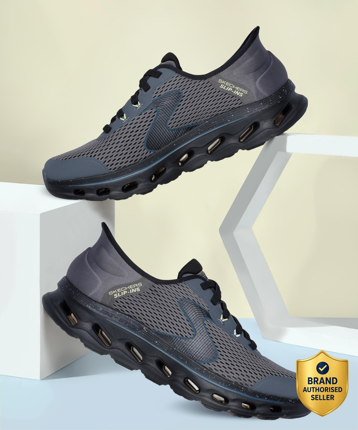 Image of Skechers GO WALK GLIDE-STEP 2.0 - ZAND Walking Shoes For Men