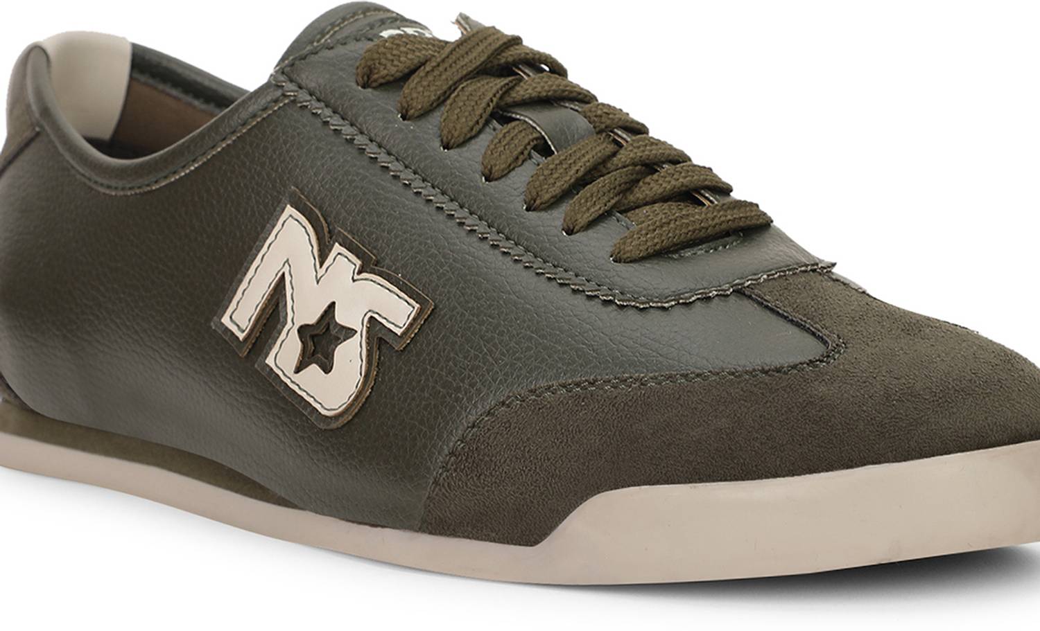 N NORTH STAR 8517 ,KAWASAKI 2.O E Olive Sneakers Sports Lace-Up