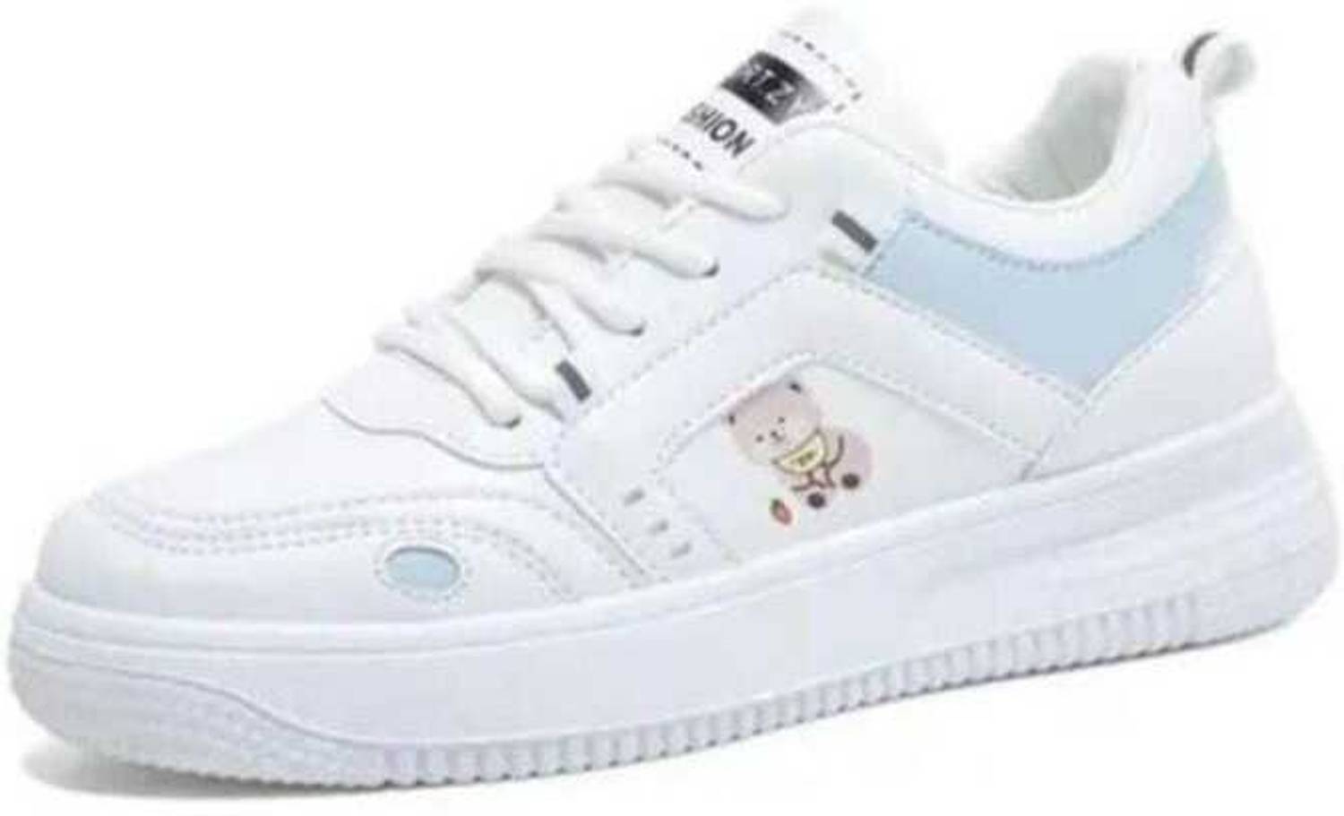 Avose Girls Lace Sneakers White - Image 2