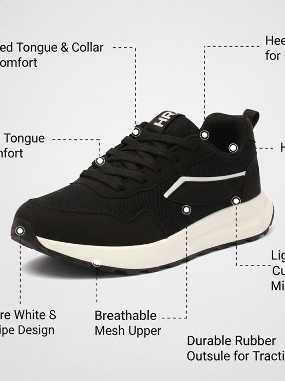 Image of HRX by Hrithik Roshan Walking Shoes For Men