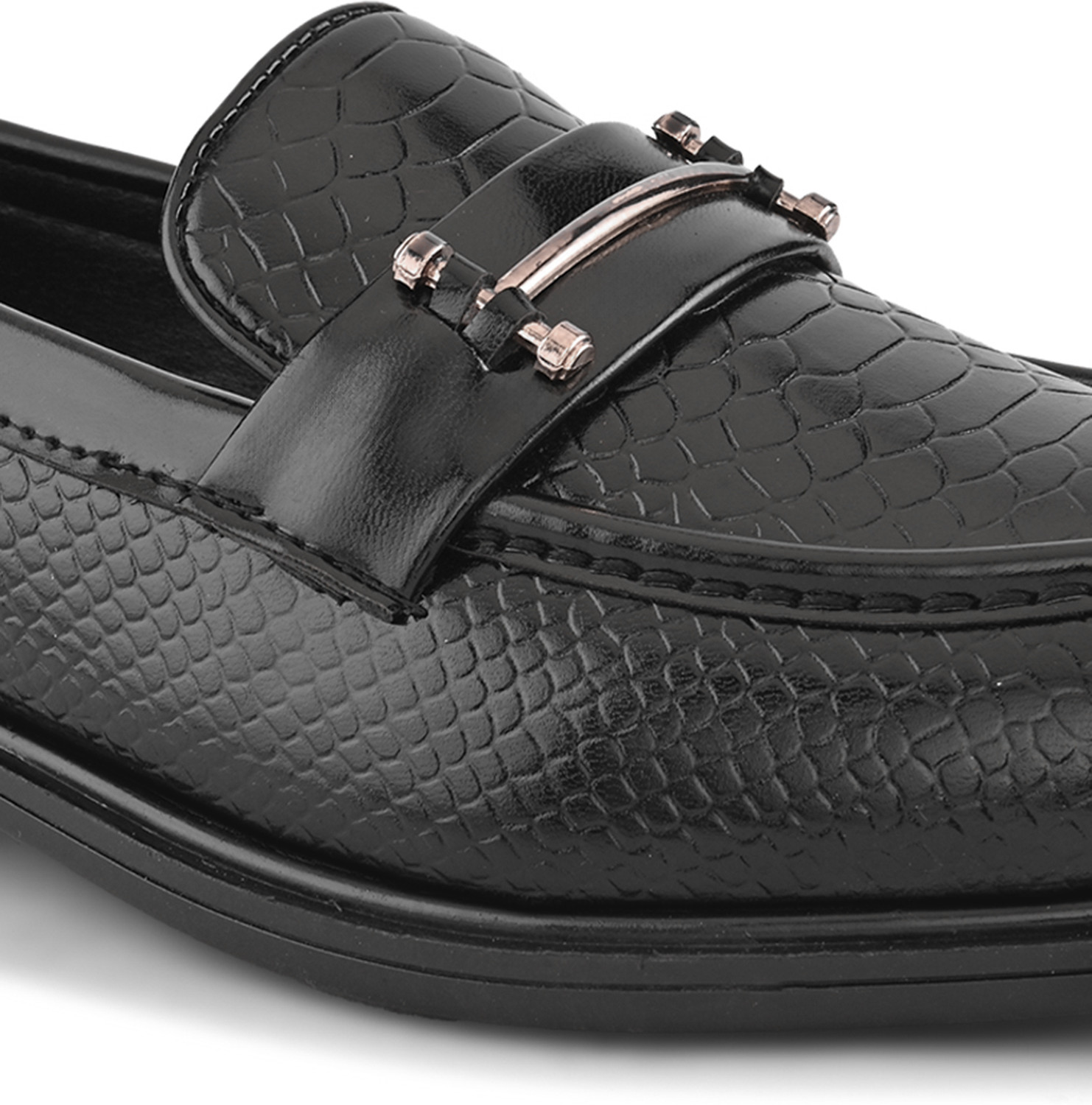 Image of House of Pataudi Lightweight casual loafers|Soft Cushion Comfort Leather|Easy Slip On|Daily Wear Loafers For Men
