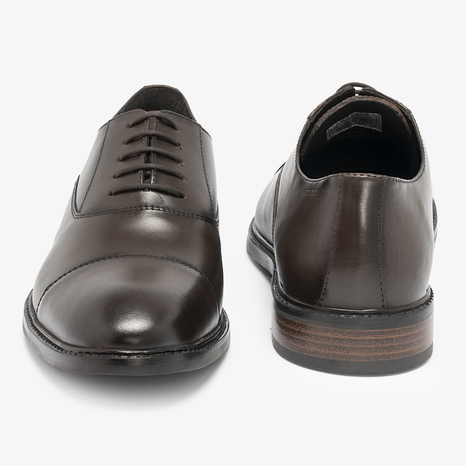 Image of RED TAPE Low-Cut Formal Dress Shoes. Oxford For Men (Brown, 10)