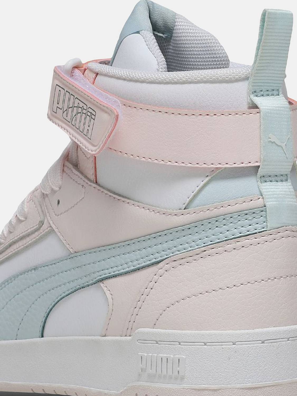 PUMA Court Shatter Mid Sneakers for Men - White - Image 4