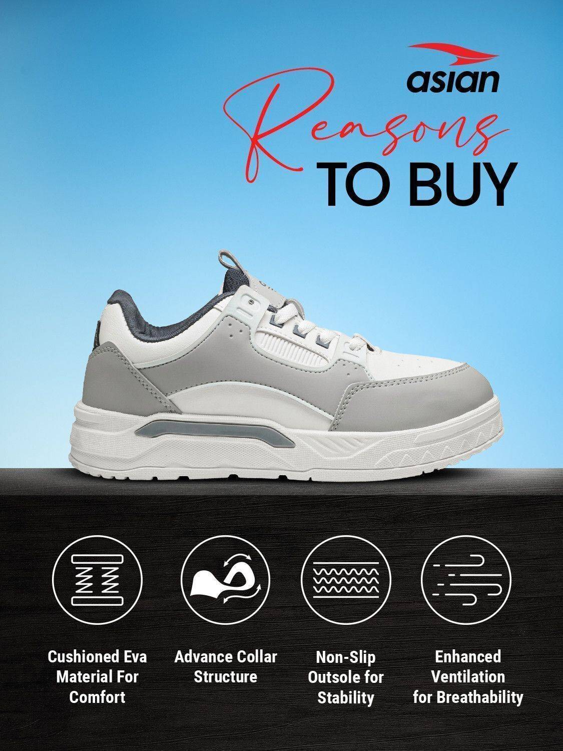 asian Men's Stylish Casual Sneakers - Image 3