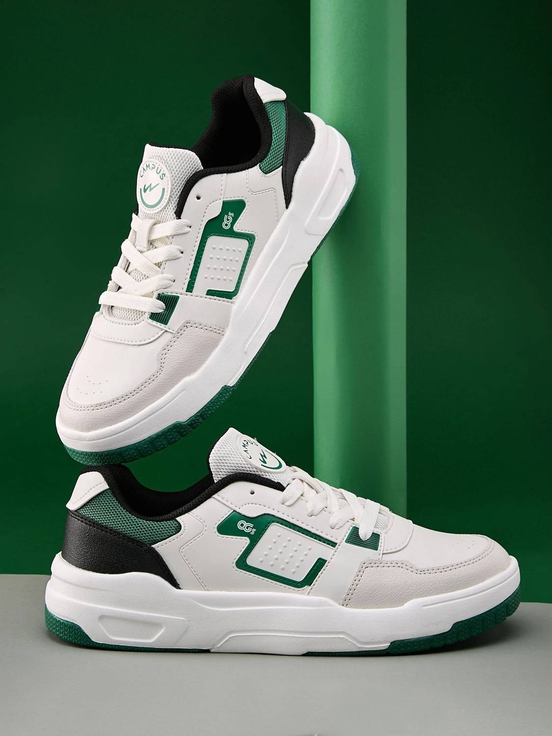 CAMPUS OG-34 Men's White Sneakers - Image 1