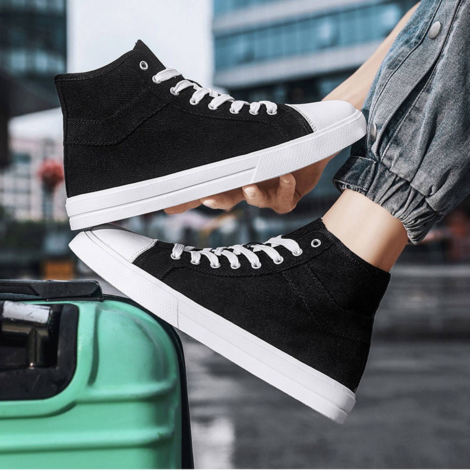 lejano High Tops for Men - White - Image 2