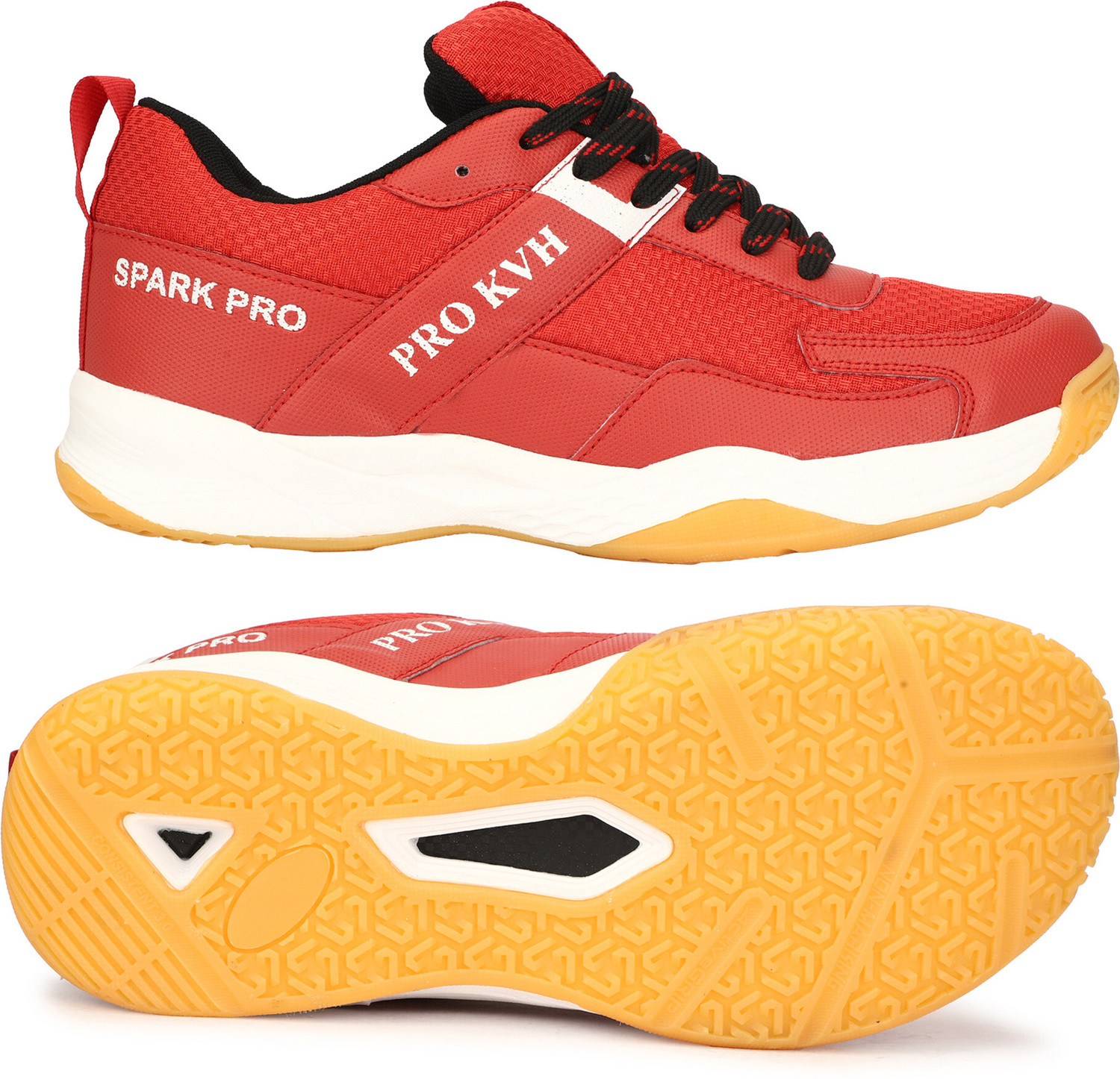 Image of PRO KVH Spark Pro Memory Foam Non-Marking Gum Sole Shoes Squash & Table Tenni Badminton Shoes For Men