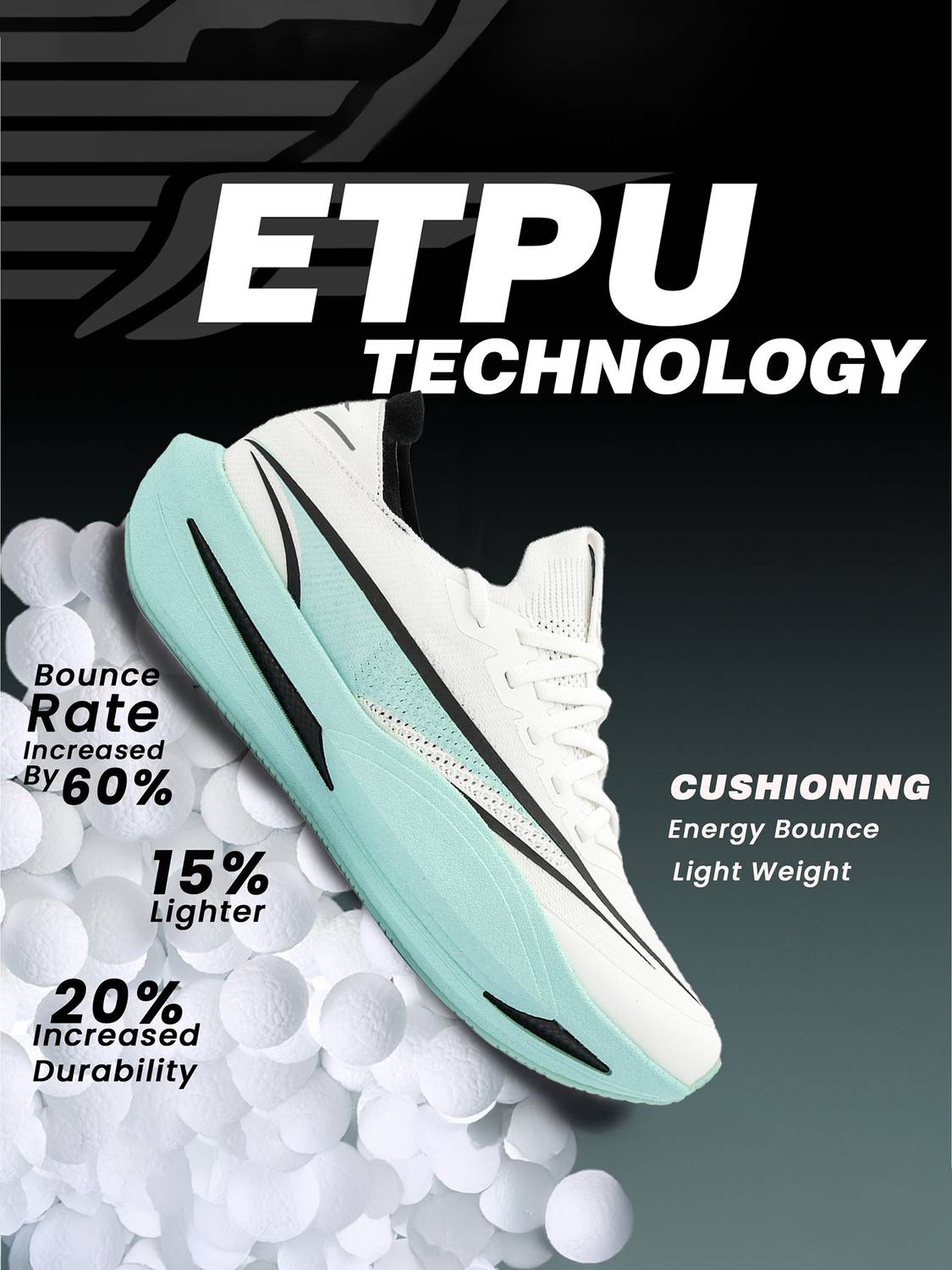 RED TAPE ETPU Red Men's Sports Shoes - Image 2