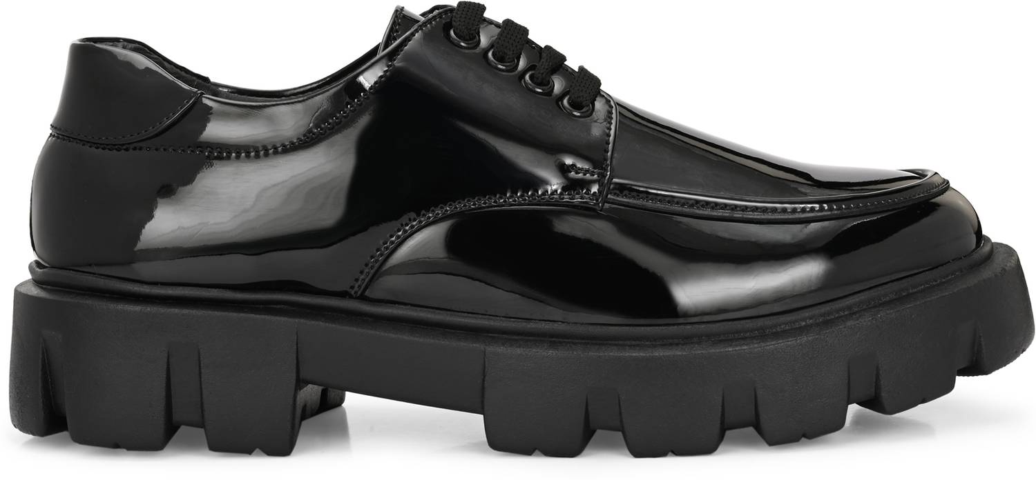Leo's Fitness shoes Leo Chunky Patent Casual Shoes - Image 4