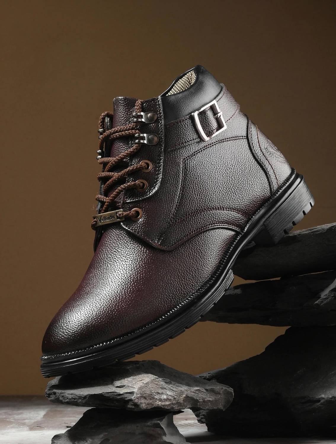 Vellinto PREDATOR Men's Synthetic Leather Boots - Image 1