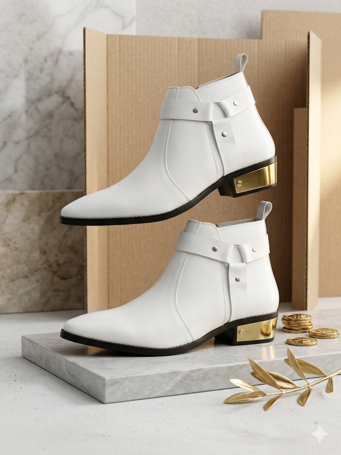 Zenvora Men's Synthetic Chelsea Boots - Image 2