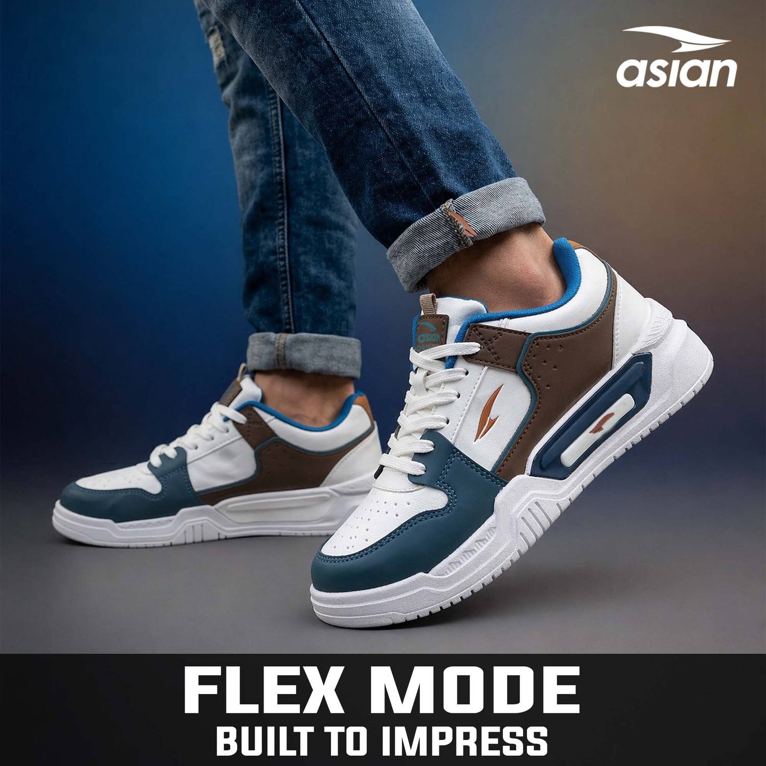 asian Shadow-01 Men & Boys Multi-Color Sneakers - Image 4