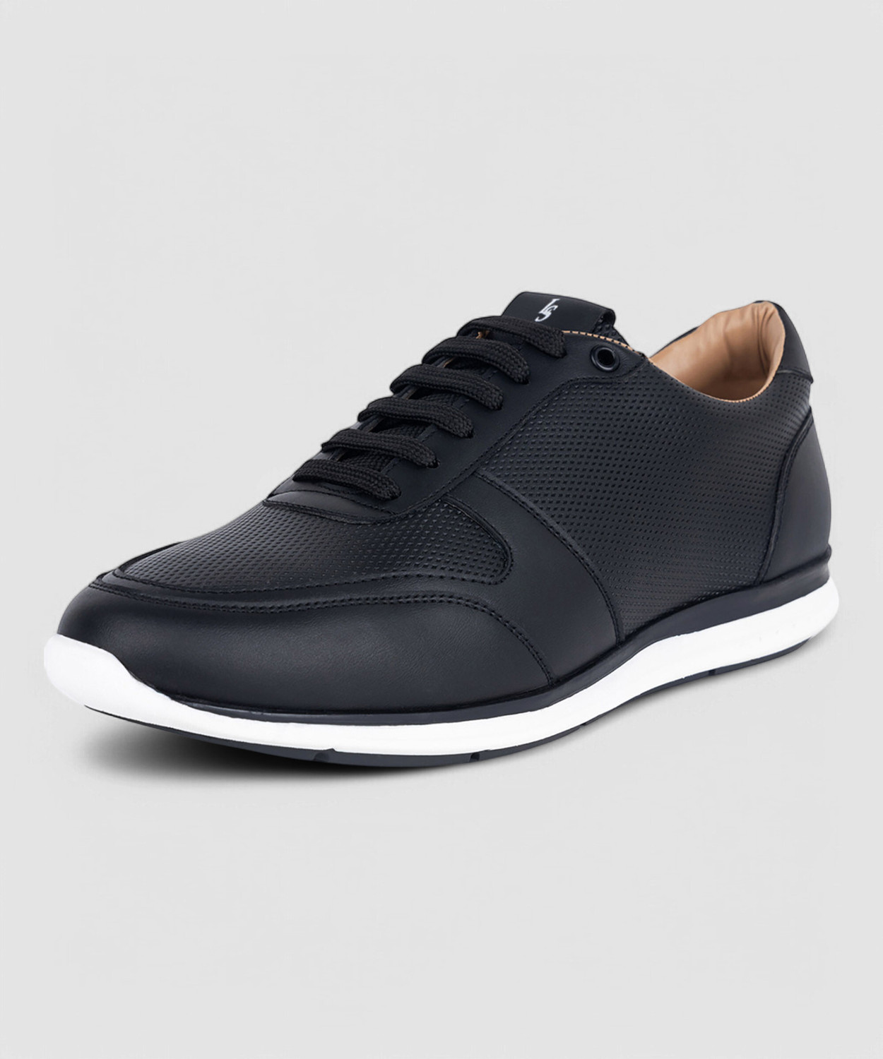 Image of LOUIS STITCH Play Men's Black All Day Comfortable Wear Fashion Sneakers (SNK-DEJB) UK 8 Sneakers For Men