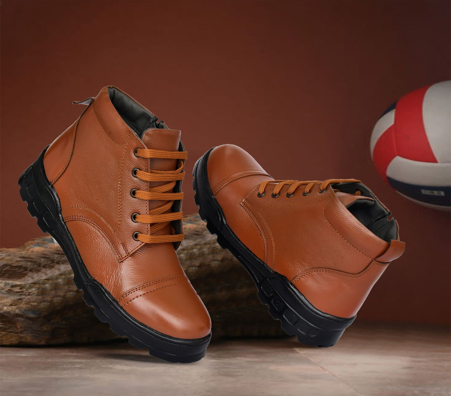 Image of Wornwalk New DMS Genuine Leather Army /NCC /Polic Boots For Men