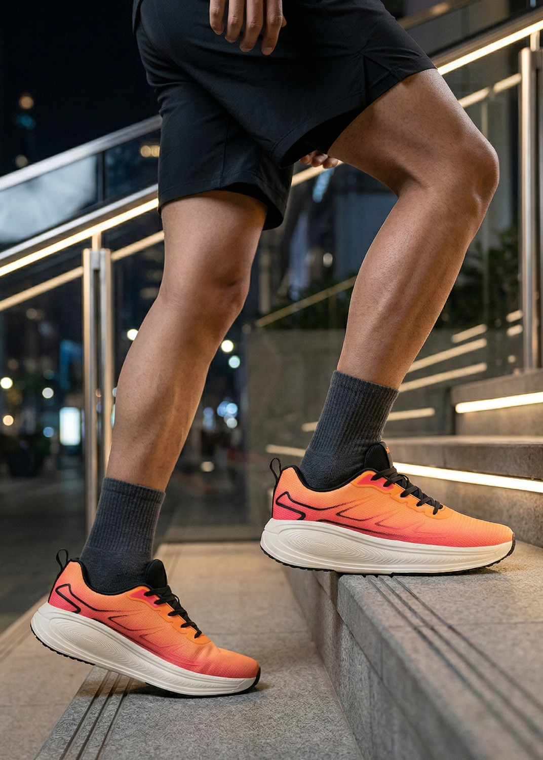 Image of HRX by Hrithik Roshan HX-380 01 Running Shoes For Men