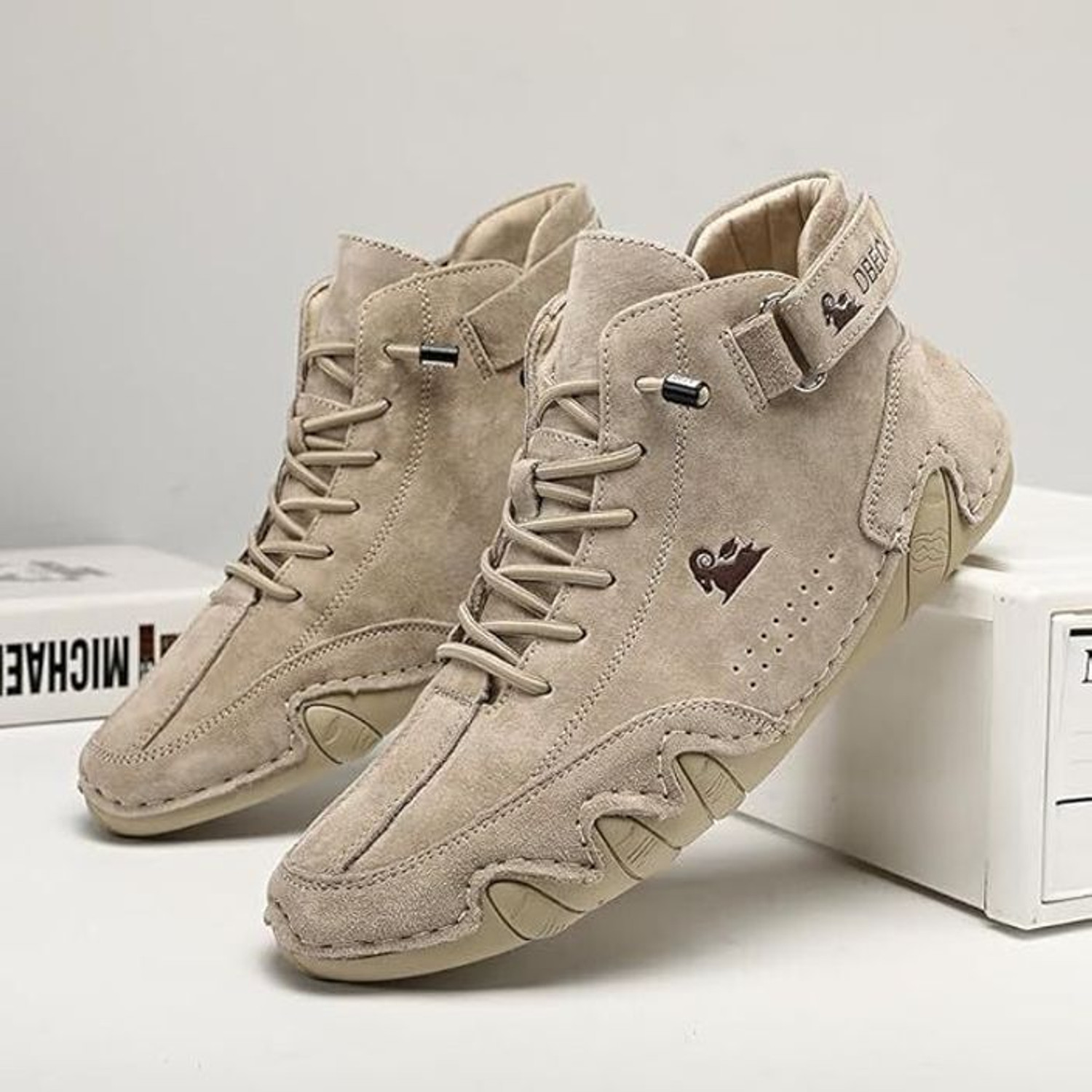 Image of Valin Fox Italian Casual Boots Sneakers For Men