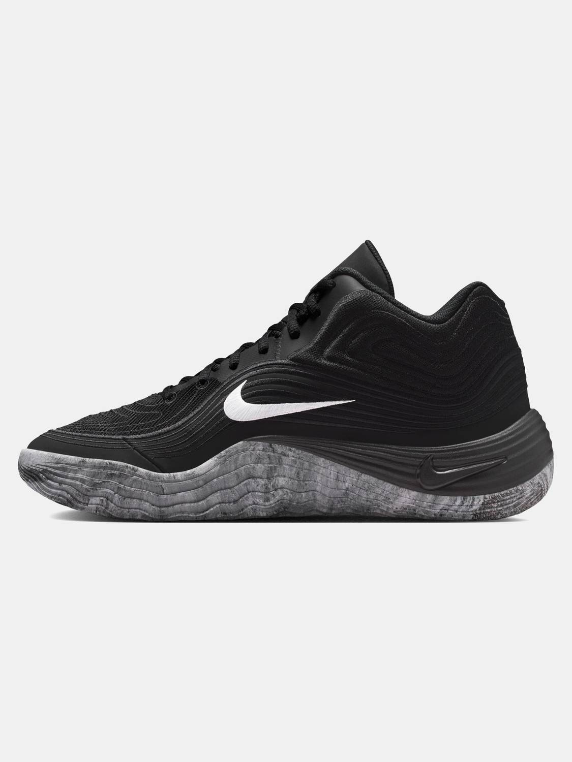 Nike Precision 8 Mid Basketball Shoes Men Black - Image 3