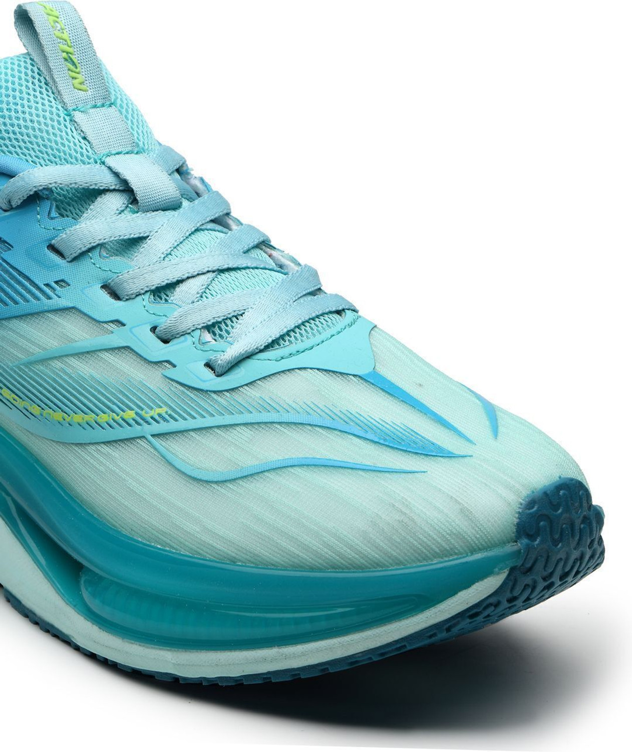 Image of action Athleo TURBO-2411 Lightweight Breathable Comfortable Sports Lace-Ups Running Shoes For Men