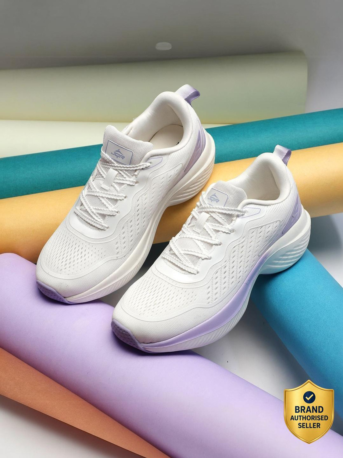 Image of JQR GINIE Running Shoes For Women (White, 4)