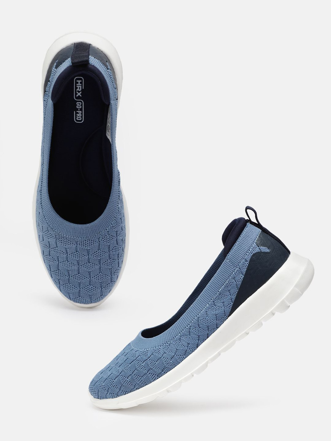 Image of HRX by Hrithik Roshan Running Shoes For Women (Blue, 6)
