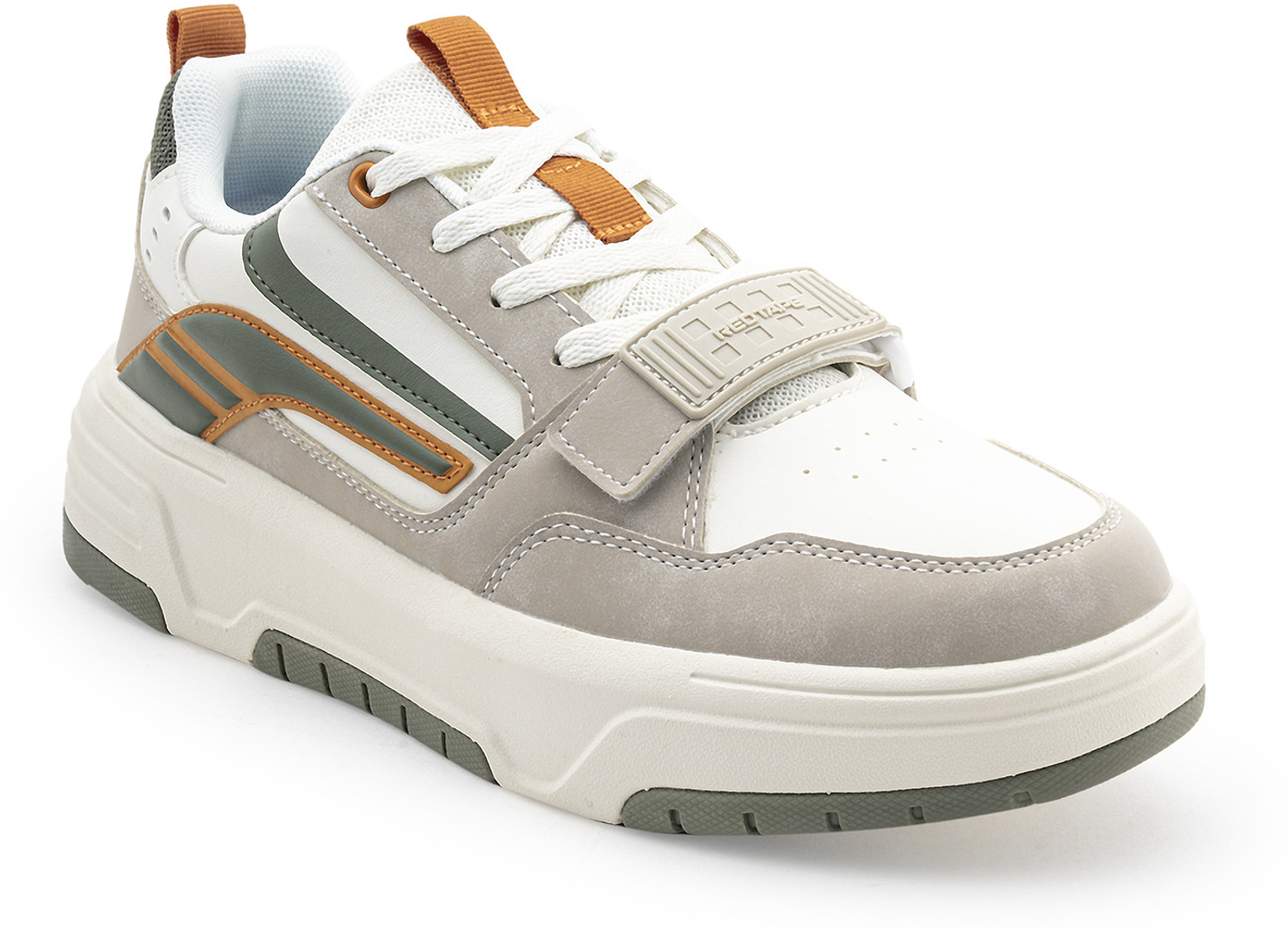 Image of RED TAPE Low Cut Lifestyle Sneakers for Men in Beige Orange | Lifestyle Sneakers Sneakers For Men