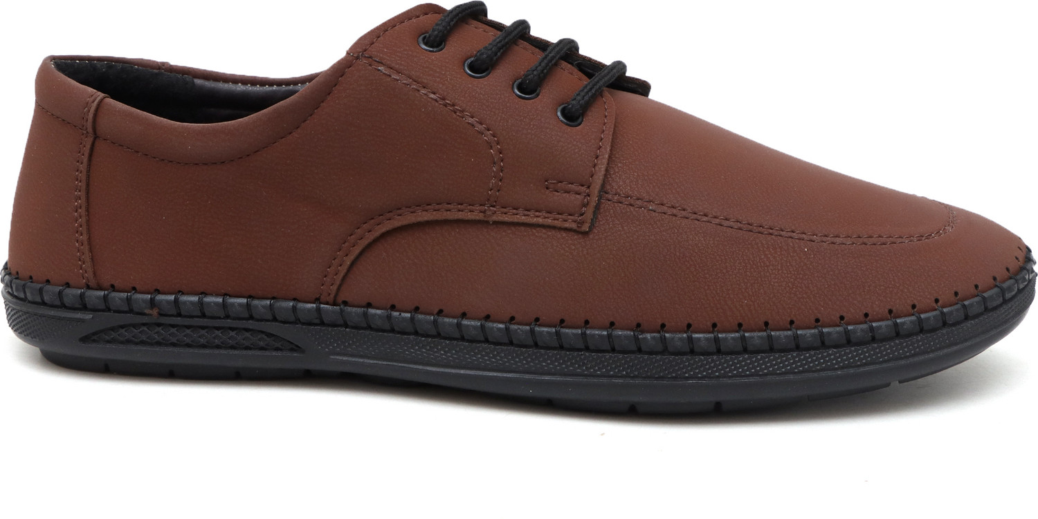 Image of DANWALK Stylish Lace-Up Shoes for Men | Daily, Party & Office Wear Corporate Casuals For Men