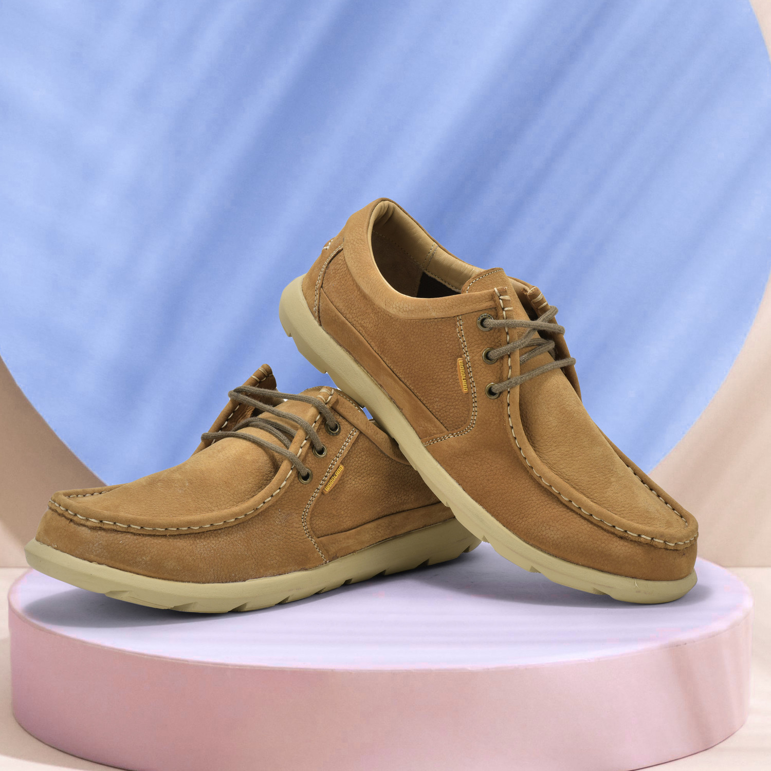 Image of WOODLAND Lace Up Lightweight Breathable Comfortable Daily Use Casuals For Men