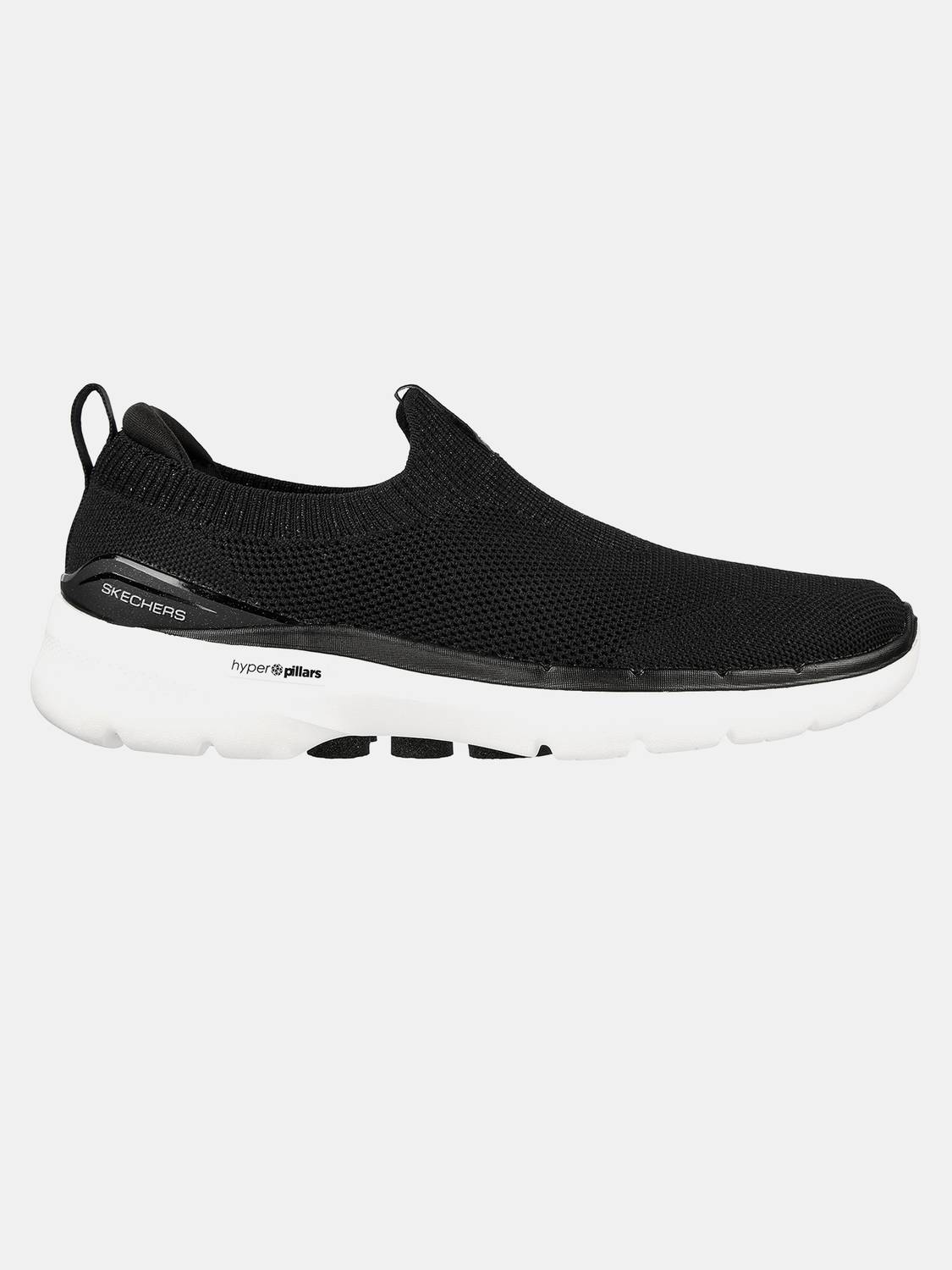 Skechers GO WALK 6 - VIBRANT SMILE Sneakers For Women (Black , 7)