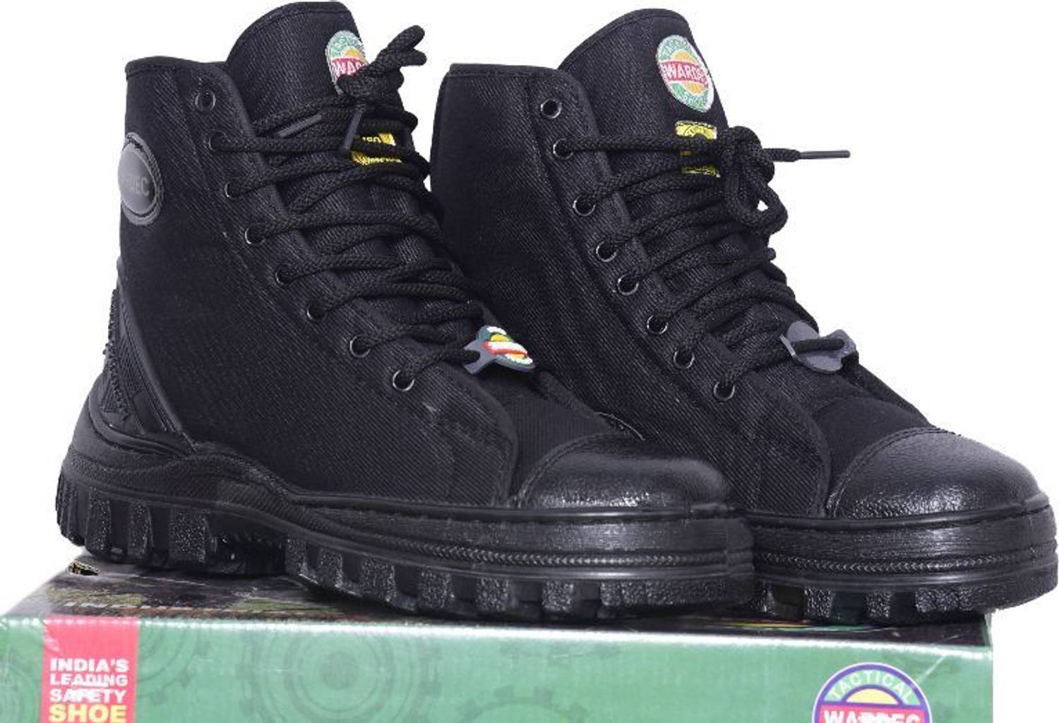 Wardec Boots for Men, Black