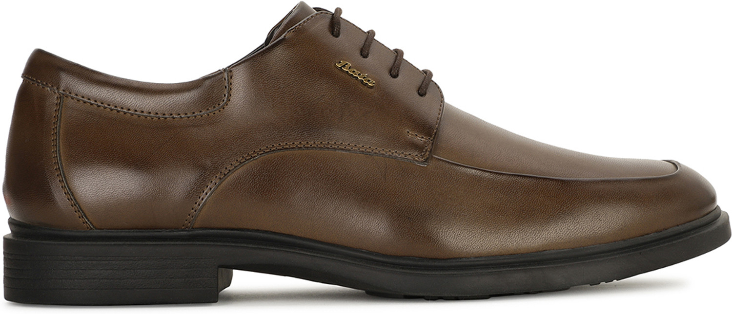 Image of Bata Derby For Men (Brown, 9)