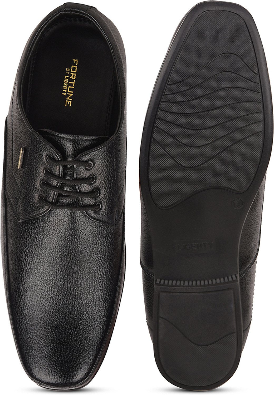 Image of LIBERTY Fortune UVL-134 Formal Lacing Shoes With PU Sole | Suitable For Office Wear Derby For Men