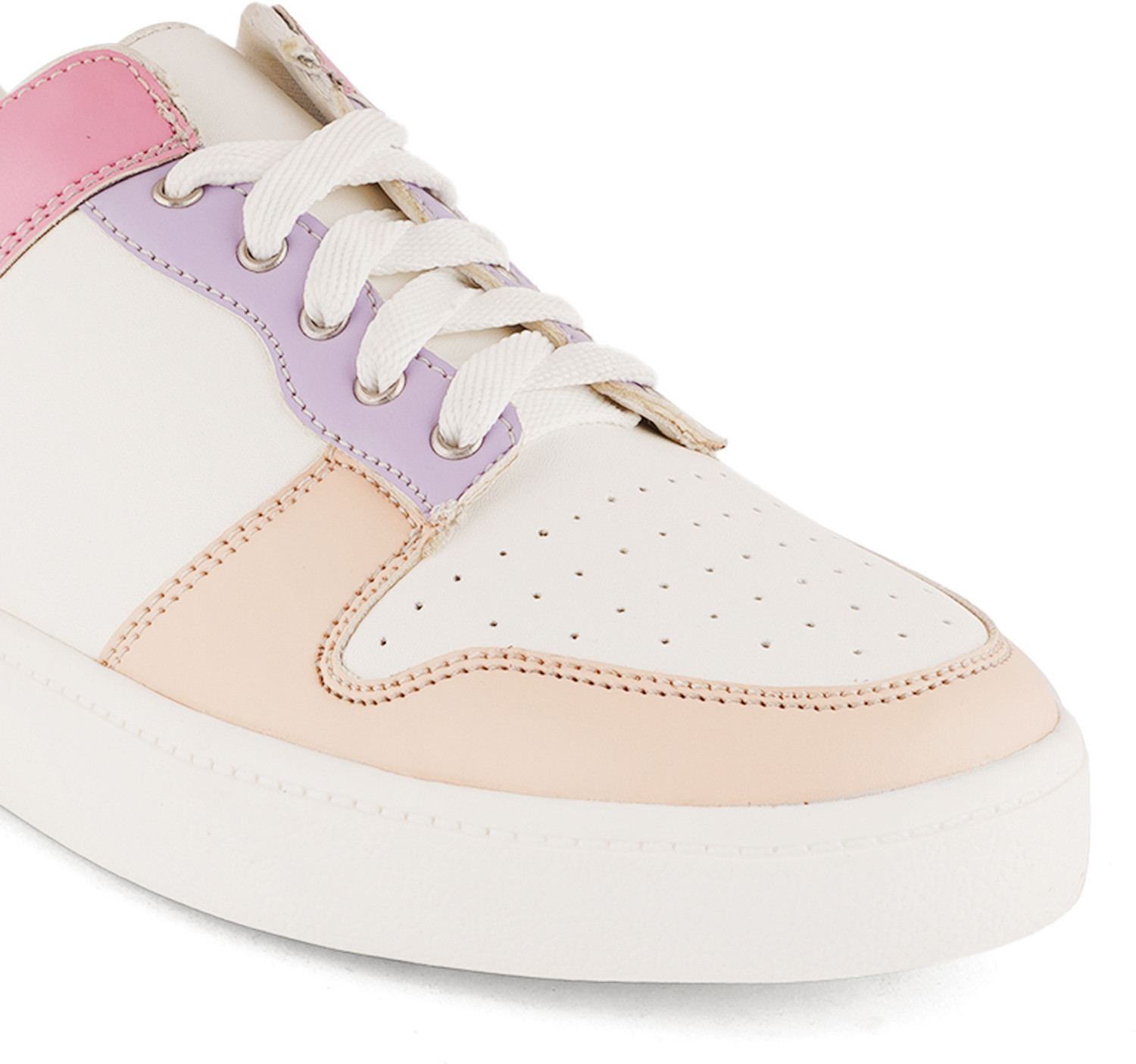 Image of CARLTON LONDON Women's Colorblock Lace-Up Casual Sneakers Sneakers For Women