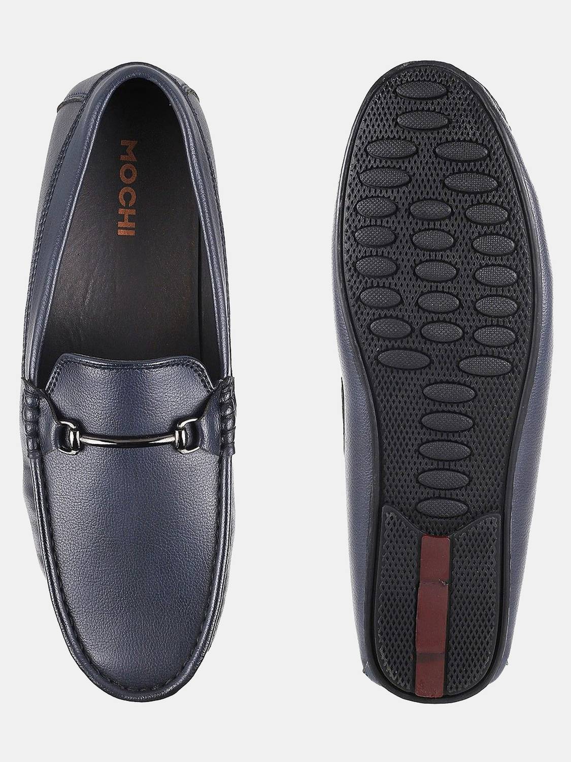 MOCHI Men Blue Loafers - Image 4