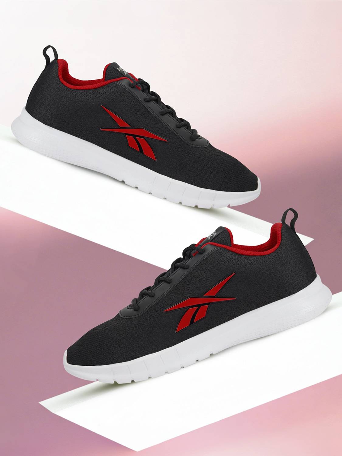 REEBOK STRIDE RUNNER Sneakers For Men (Black , 10)