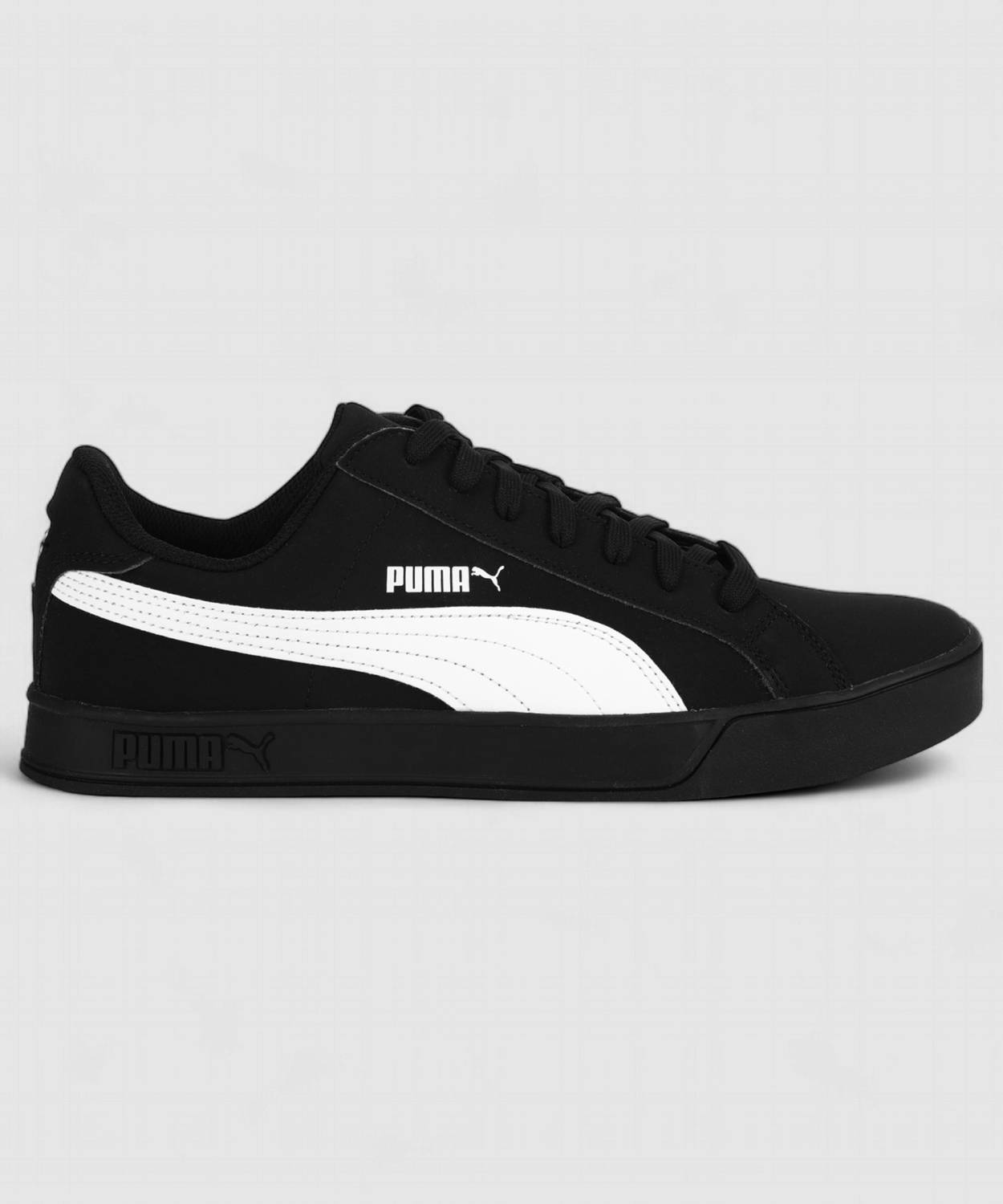 PUMA Smash Vulc Black Men's Sneakers - Image 5