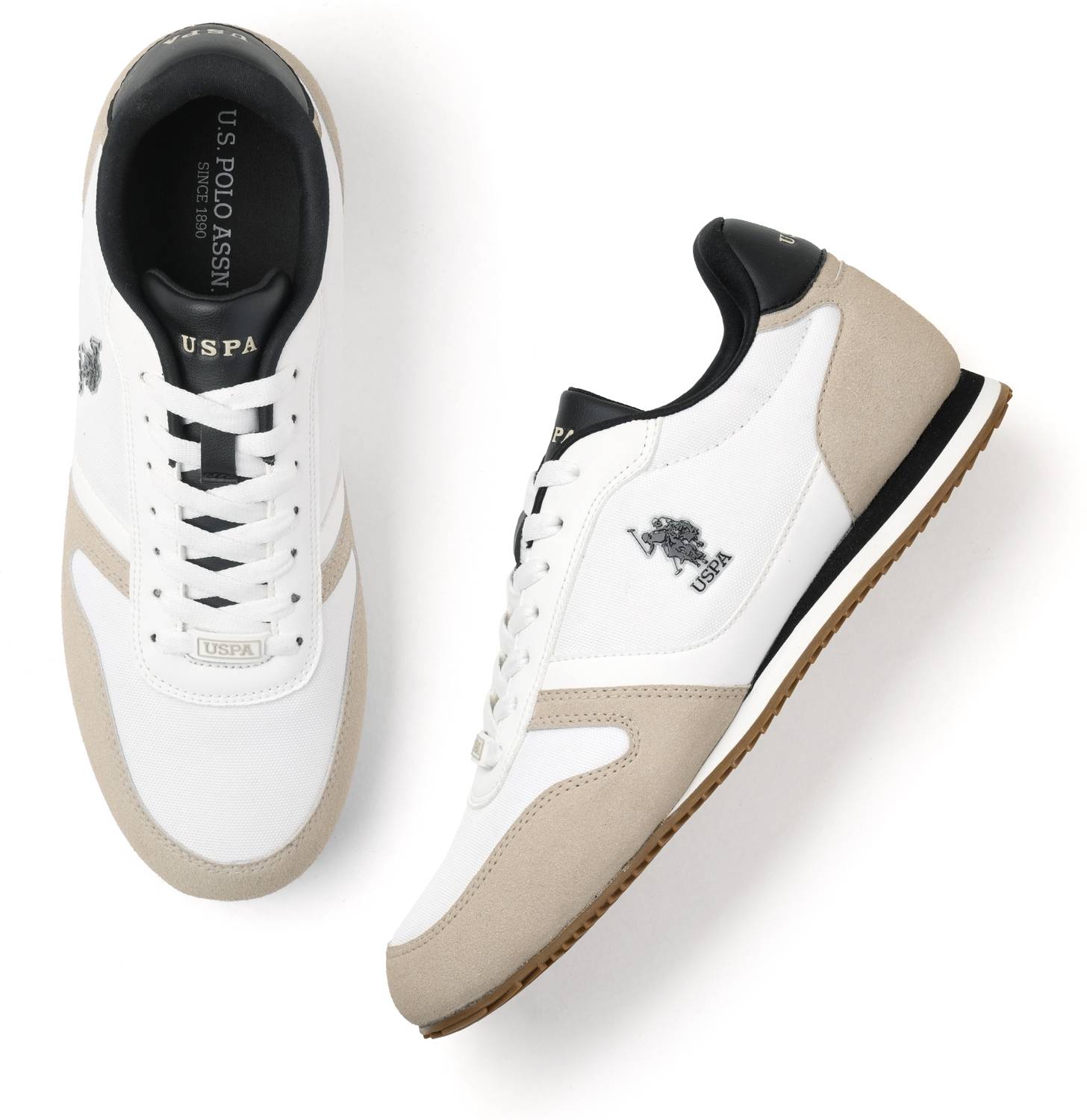 U.S. POLO ASSN. CLEMT 3.0 Men's Beige Sneakers - Image 2