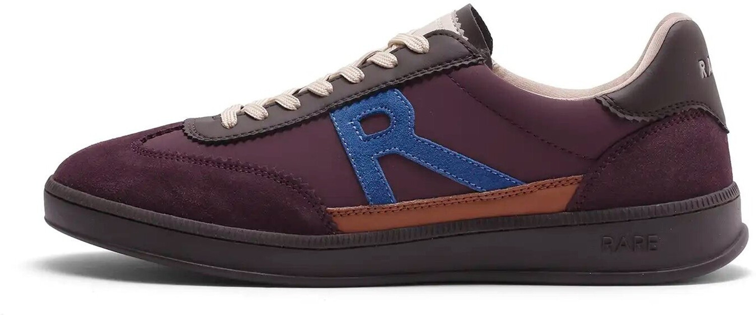 Image of RARE RABBIT Sneakers For Men (Maroon, 10)