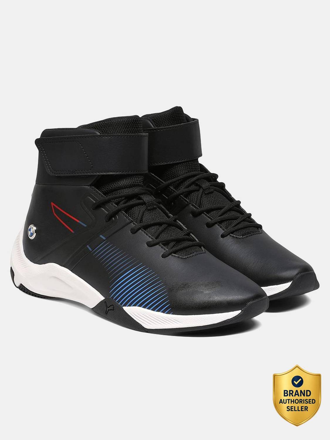 PUMA BMW M Motorsport A3rokart Mid Black Sneakers - Image 1