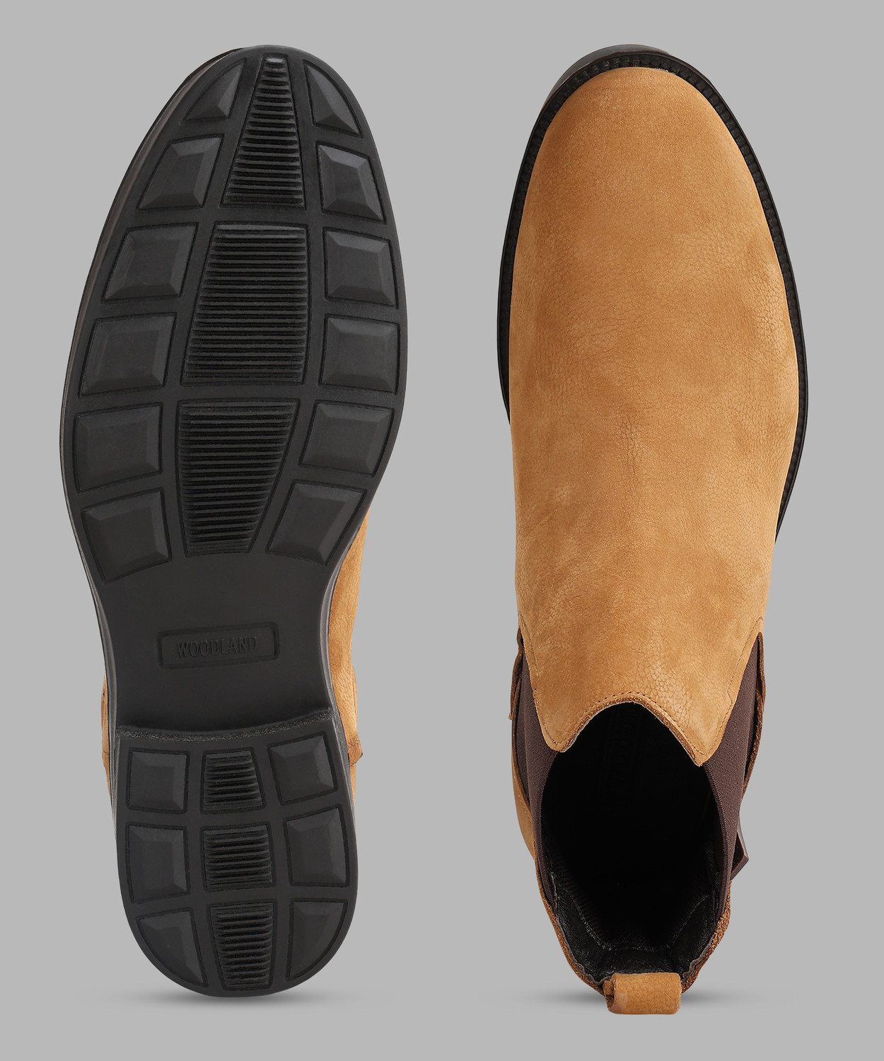Image of WOODLAND Outdoor Durable Comfortable Everyday High Ankle Boots For Men