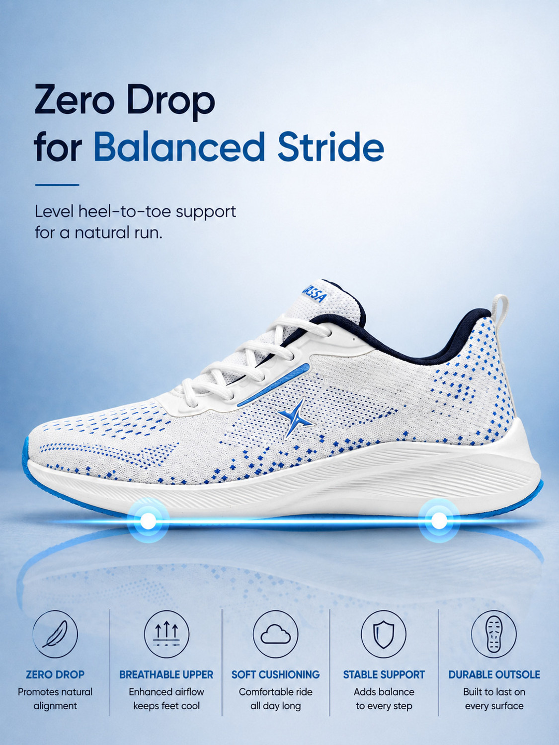 Image of Kraasa Knitted Sneakers Running Shoes For Men