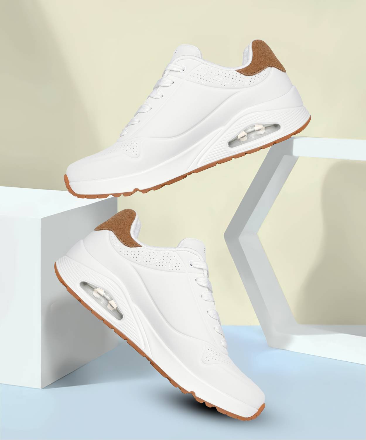 Skechers UNO - SUITED ON AIR White Men's Sneakers - Image 1