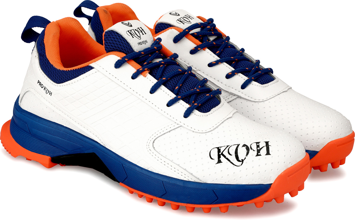 Image of PRO KVH Cricket Shoes for Men: All-Round Performance with Rubber Spikes for Turf & Grass Cricket Shoes For Men